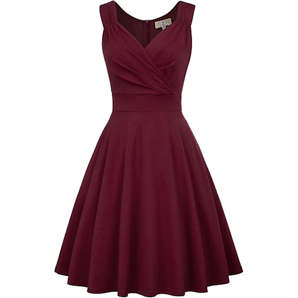 Retro Rockabilly Damekjoler L rosa