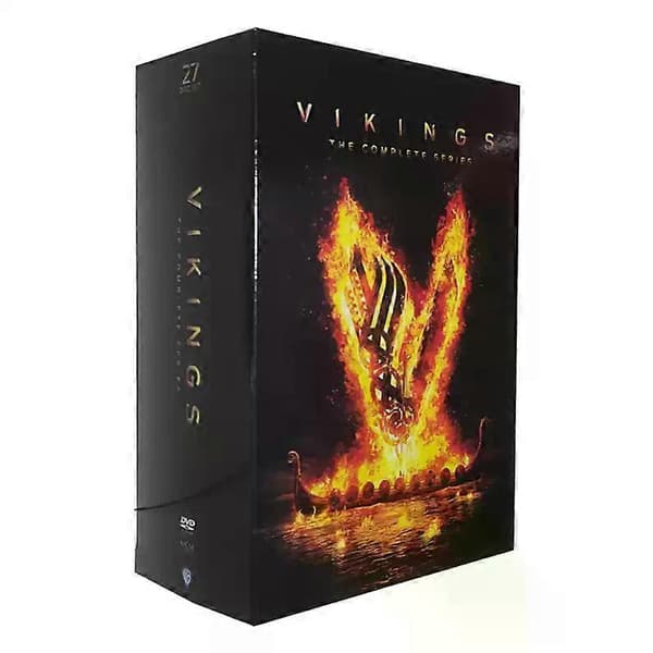 Vikings: Den Komplette Serie Sæson 1-6 DVD Boks Sæt (27 Discs) | Historisk Episk Drama Engelsk Version