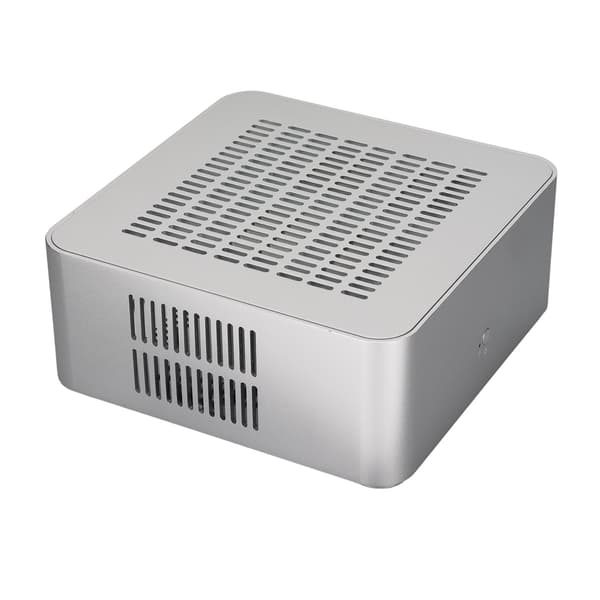 Stationær computerkasse God varmeafledning Udsøgt kompakt Mini HTPC-kasse til hjemmevideocomputer