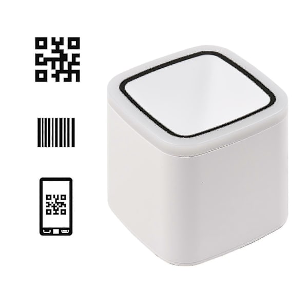 Qr Barcode Scanner Platform Hands-Free USB Wired Barcode Scanner CMOS Image Sensor Desktop Scanner Large Scanning Window