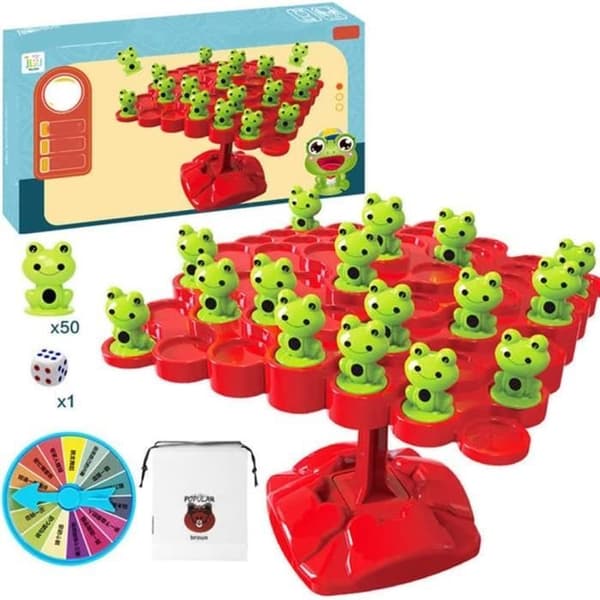 Brädspel - BALANCED - Trädgroda - Pedagogisk present - 2 spelare - För barn från 3 år och uppåt