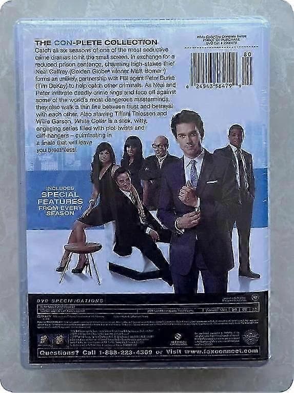 White Collar: Den komplette serie sæson 1-6 (DVD 22-diske boks sæt) engelsk version