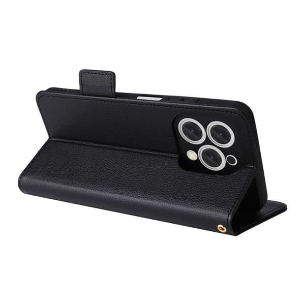 Telefondeksel - Doogee - N55 Plus - PU-skinn - Støtsikkert - Svart