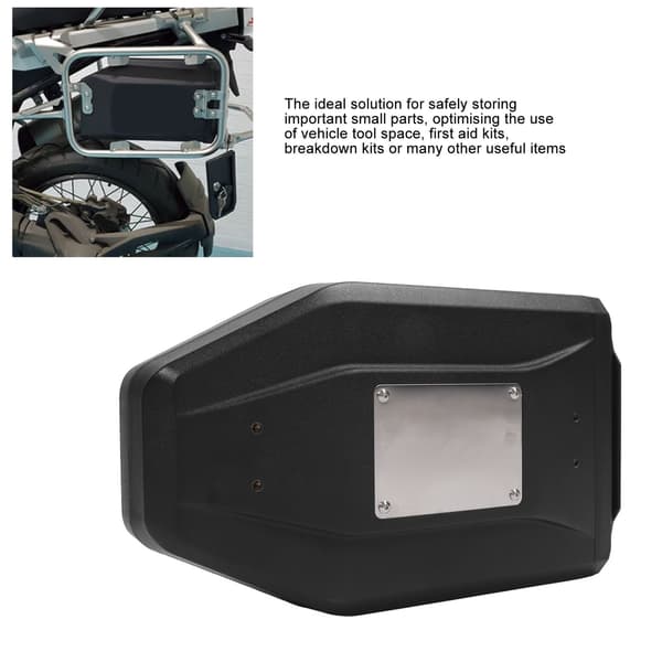 Motorcycle Toolbox Practical Stylish Portable Side Toolbox Replacement for R1200GS Adventure R1250GS LC ADV Silver