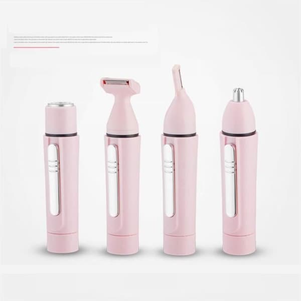 4-i-1 Elektrisk Epilator för Kvinnor - Rosa - Smärtfri och Effektiv