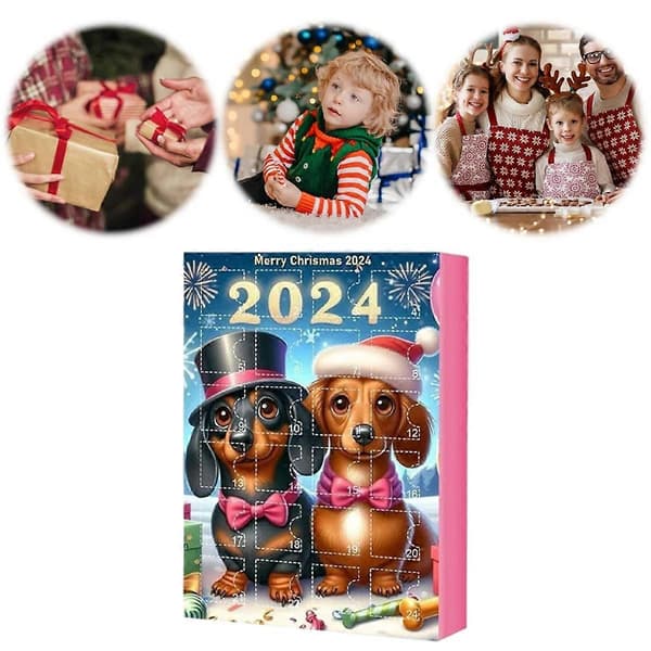 2024 Gravhund Julekalender 24 Dages Jule Samlerobjekt As Shown