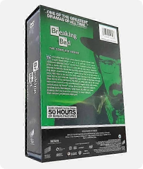 Breaking Bad Sæson 1-6 Komplet Serie DVD 21 Discs engelsk version Nyt Bokssæt