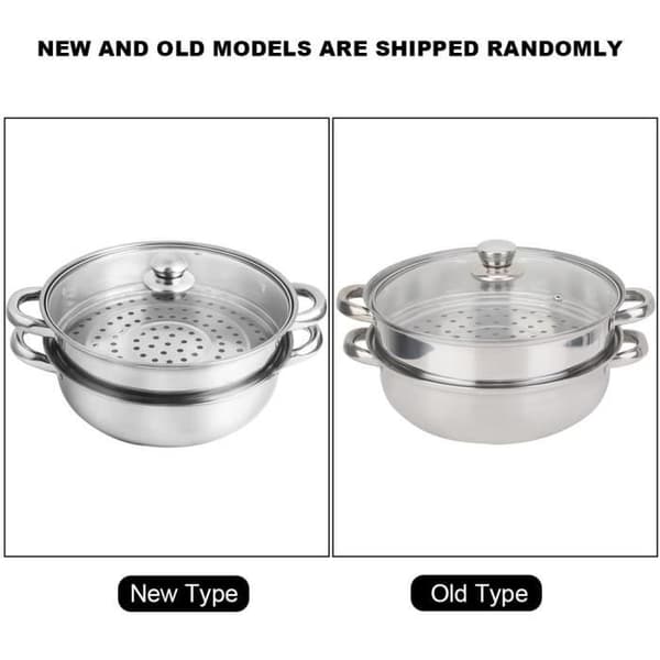 Damper - HB010 - Rustfrit Stål - 2 Lag - 27 cm - Induktionskompatibel