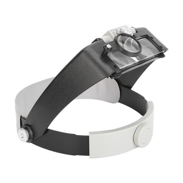 Headband Magnifying Glasses 1.5X 3X 8.5X 10X Magnification Head-Mounted Magnifier with LED Light 0.5