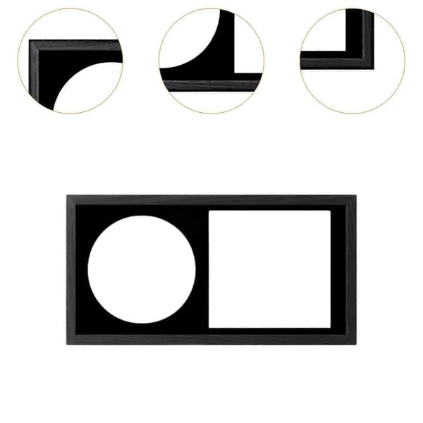 CD-displayram för musikentusiaster, albumram för vägg, vardagsrum, skrivbord