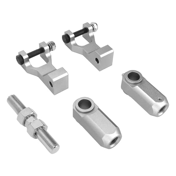 5 Pcs/Set ATV Front Rear Lowering Kit in Aluminum Alloy, Replacement for Raptor 350 660 700 Silver