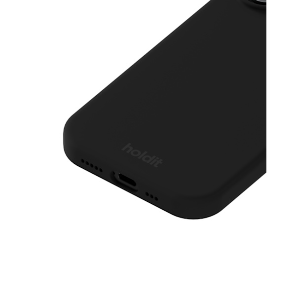 holdit iPhone 17 Mobilskal Silikon Svart Silikon