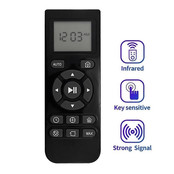 Erstatningsfjernkontroll BG600 for BG600 robotstøvsugerfjernkontroll Black