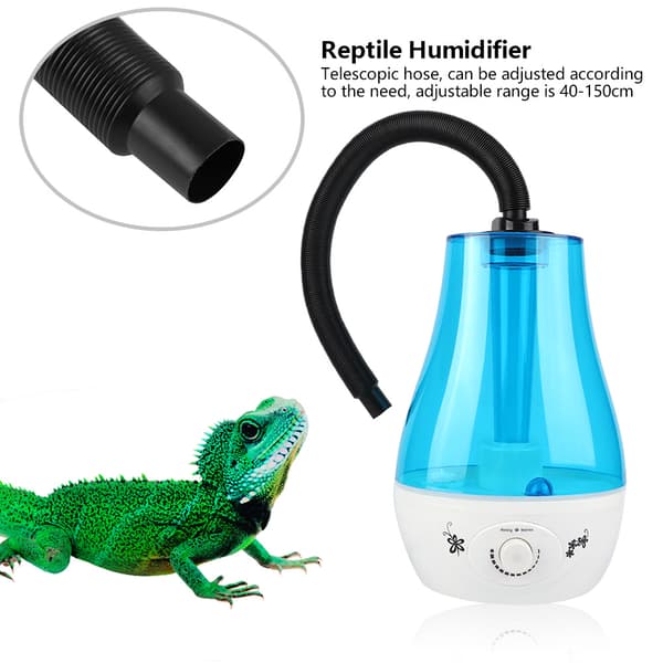 Stor Kapasitet 3L Reptil Luftfukter Tåke Vaporizer 100-240V Plugg