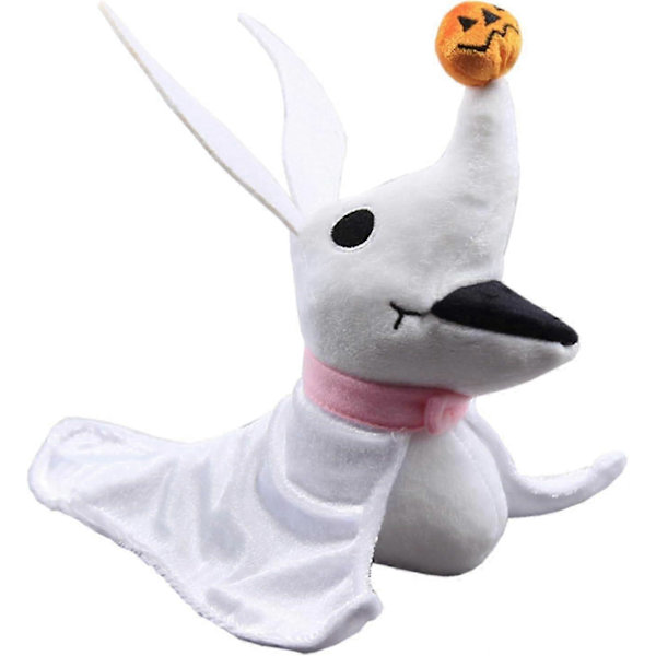 Nightmare Becompatible e Christmas Leker Gresskarkonge Jack Skellington & Zero Plysjdukker (Zero 8')