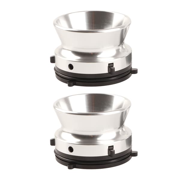 NAB Hub Adaptere Professionel Poleret Aluminiumslegering 10 Tommer Åbner til Studer ReVox Akai Teac Sølv