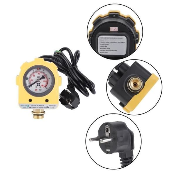 BOYOU Trykregulator - 220V 10 bar - til vandpumpe