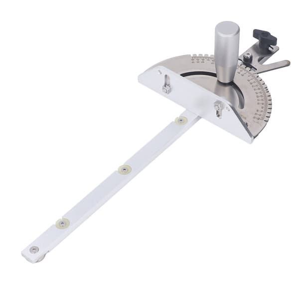 High Precision Miter Gauge for Table Saw in Aluminum Alloy Adjustable Angle Clear Scale for Woodworking