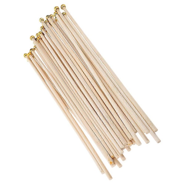 Flaggstang i tre for dekor, flerfarget, stabil og solid, flaggstenger for flagg, 50 stk Multi 60.00X0.80X0.80CM