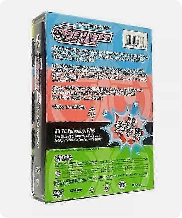 Powerpuff Pigerne: Den komplette serie (DVD 2024 12-Disc Box Set) engelsk version