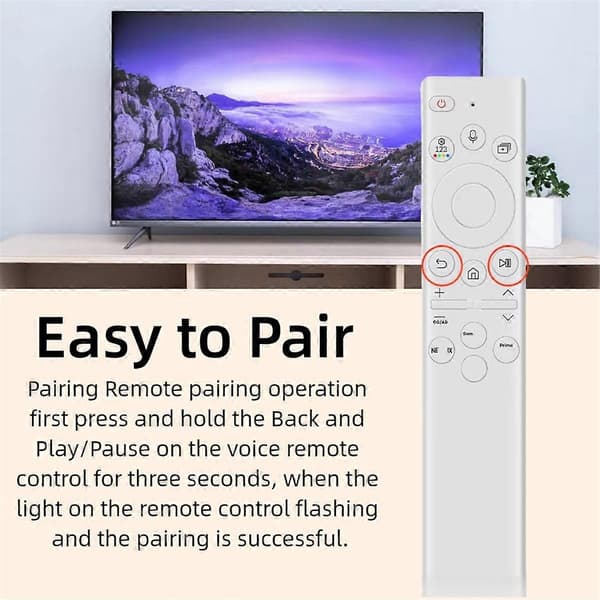 BN59-01391A Solar Stemmefjernkontroll for Smart 4K 8K Neo QLED Miljøvennlig Solcellelading