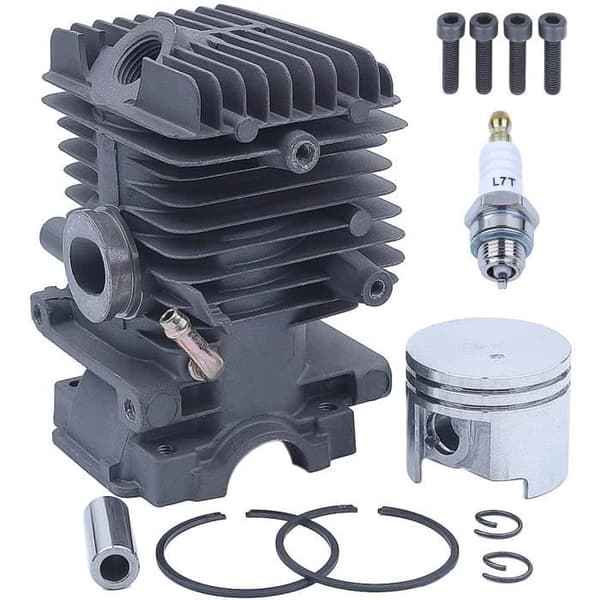 37MM Sylinder Stempelmontering for Stihl MS192 MS192T MS192TC MS192TC-E MS192T-Z MS192TC-E Motorsager med Bolt