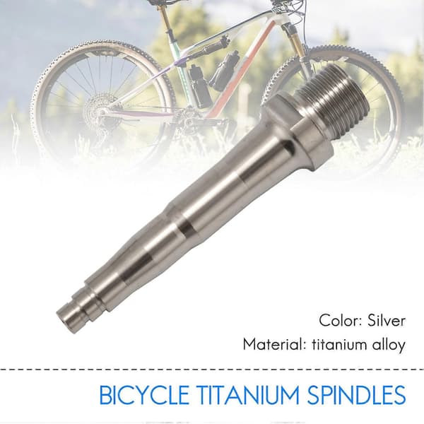 2 stk. Cykel Titan Pedalaksler Passer til Zero X1 X2 & Light Action 78 mm