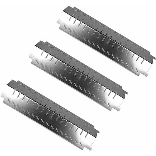3-pakks reservedeler i rustfritt stål til gassgriller for FirePlus, Fire Mountain, Char-Broil, CosmoGrill, Campingaz og andre grilldiffusorer