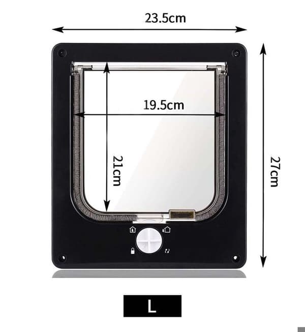 Kattelem - Manuel Model - 27cm x 23.5cm - Til Katte og Små Hunde - Hvid