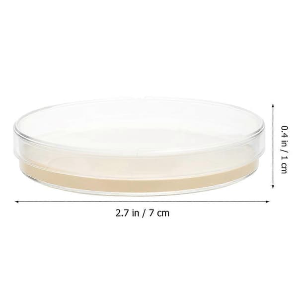 20 st Petriskålar med Agar Förhällda Agarplattor Vetenskapliga Experimentmaterial 7.00X7.00X1.00CM