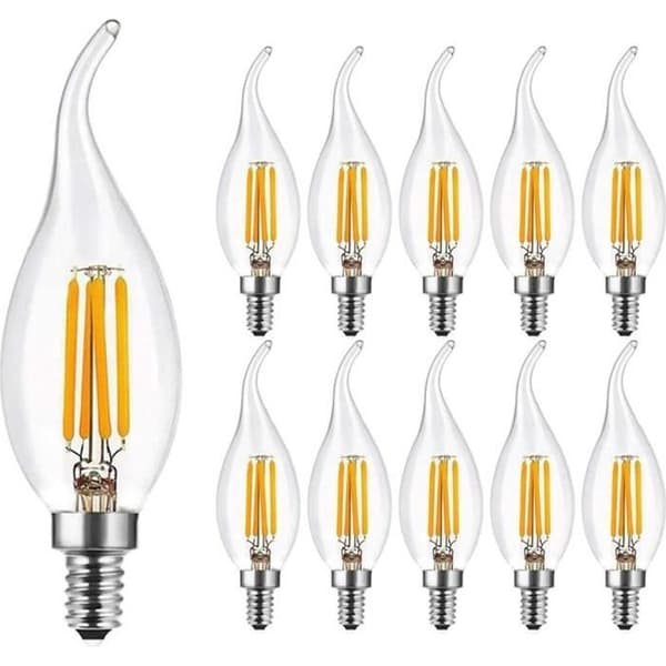 LED-lampa - E14 - 10-pack - 4W - Varmvit 2700K - Ej dimbar