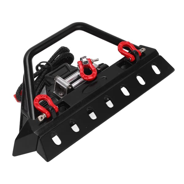 Frontkofanger med spil LED-lys metaludskiftning til RC klatrebil
