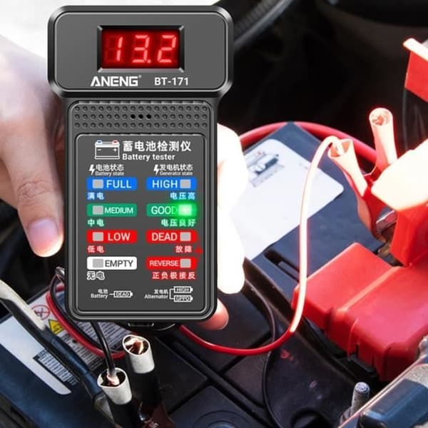 12V 100-2000CCA Fordonsbatteritestare, Batterispänningstestare