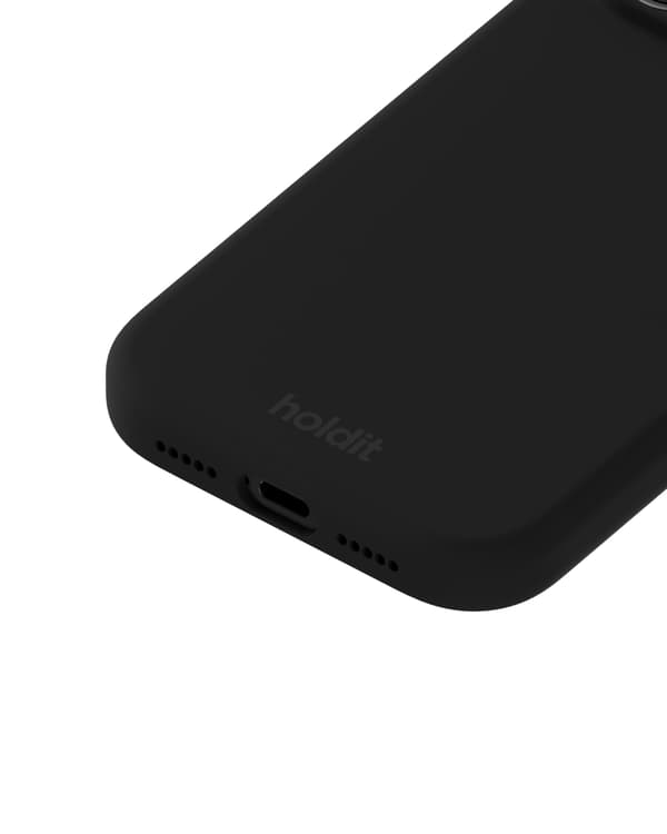 holdit iPhone 17 Pro Mobilskall Silikon Svart Silikon