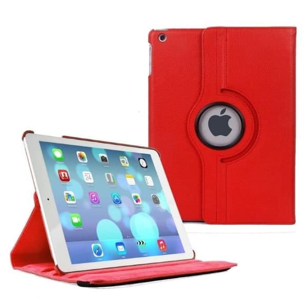 360° Roterende Etui/Cover til iPad Air 2, Rød