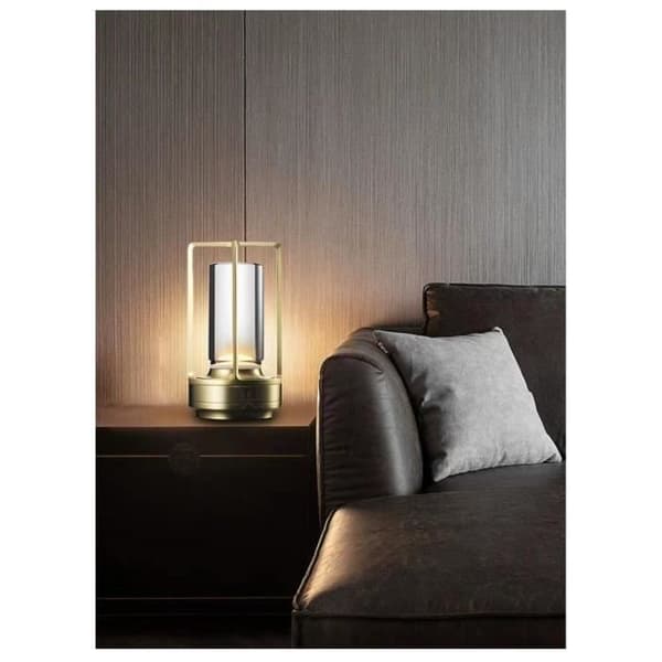 Bærbar bordlampe, genopladelig trådløs LED-lampe