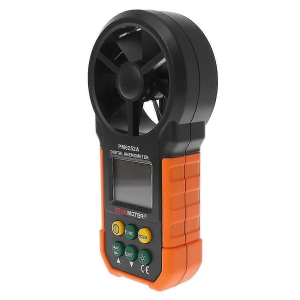 HYELEC MS6252A Digital lufthastigheds anemometer / Luftmængde / Luftstrøms testmåler