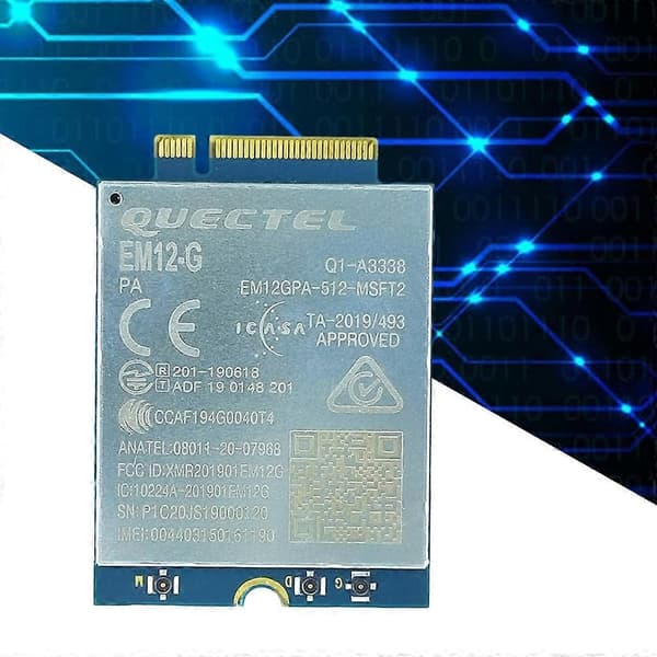 EM12-G EM12 LTE-A Cat12 Modul Stöd GNSS Positionering DFOTA och VoLTE