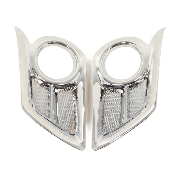 2nd Front Fog Light Frame Sticker Exterior Decoration Replacement for Hilux Vigo Champ 2012 plating Front fog lights