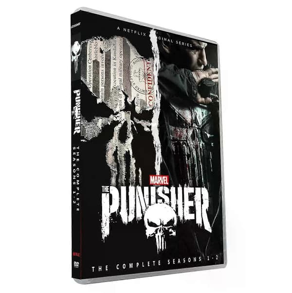 The Punisher: Hele serien sesong 1-2 DVD-sett, 6-disk samling, engelsk lyd engelsk versjon