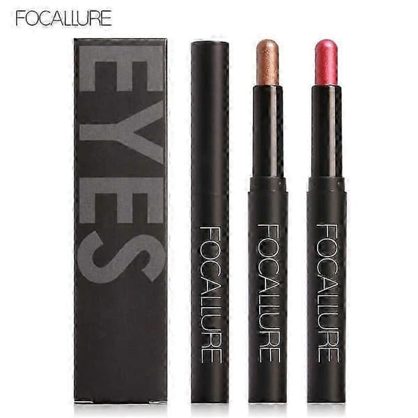 FOCALLURE Vanntett Øyenskyggestift med Skimmer & Eyelinerpenn 03Mars