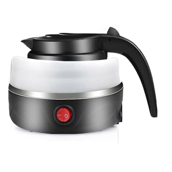 Foldbar Kedel, 600 ml Campingkedel Mini Rejsekedel Foldbar Silikonekedel med Foldbare Kopper
