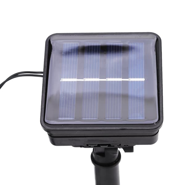 Dekorative solcellelys, 100 LED, 8 moduser, IP65 vanntett, 12m solcellelys for utendørs hage, varmhvit