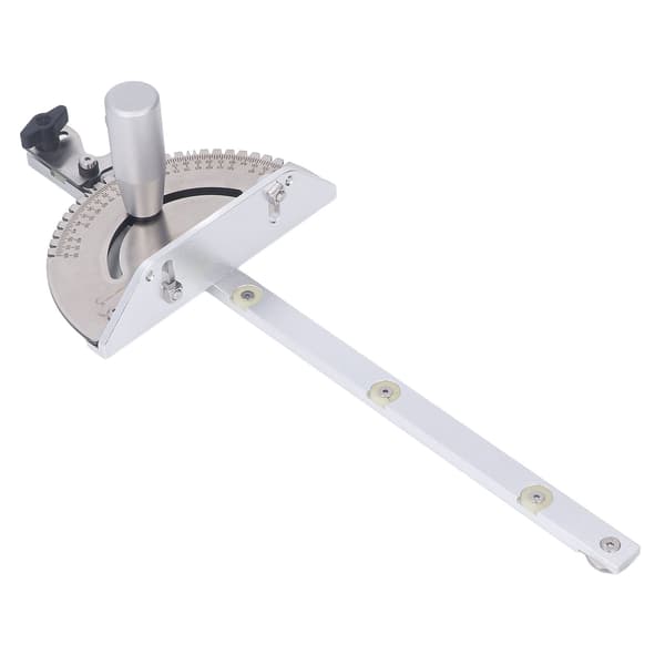 High Precision Miter Gauge for Table Saw in Aluminum Alloy Adjustable Angle Clear Scale for Woodworking