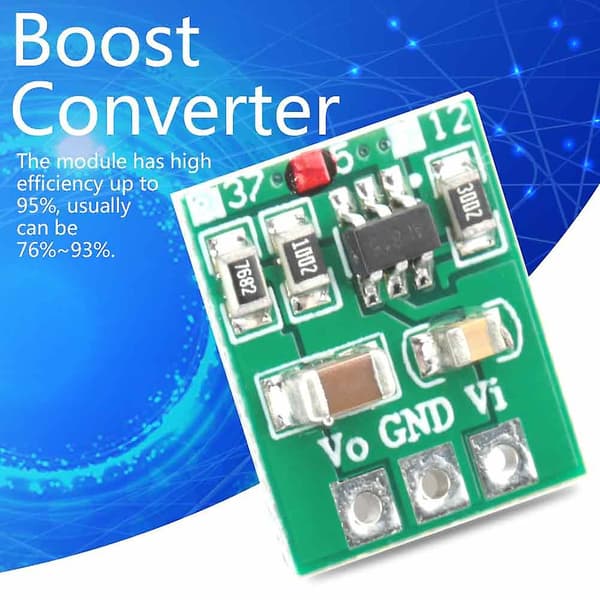 DC-DC Boost Converter Modul 5V Spenningsøkende Kretskort Mini
