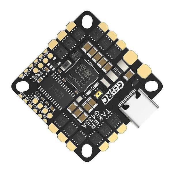 25.5x25.5mm GEPRC TAKER G4 35A AIO Flyvecontroller 4i1 ESC 2-4S til Cinelog25 V2 FPV RC Racing Drone