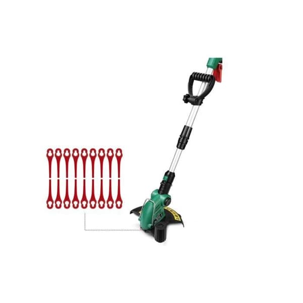 Pakke med 100 erstatningsblader for Florabest LIDL gresstrimmer FRTA 20 A1, FAT 18B2, FAT 18B3