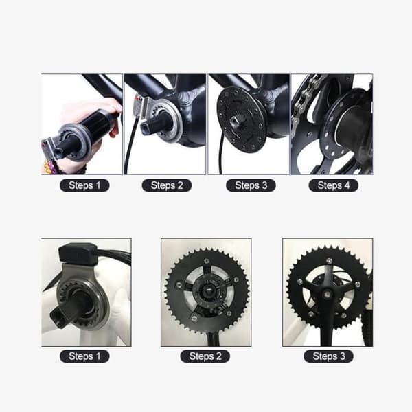 KIMISS Elcykel Pedal Assist Sensor, Högkänslig Assist Sensor, 12 Raka Dubbla Magneter