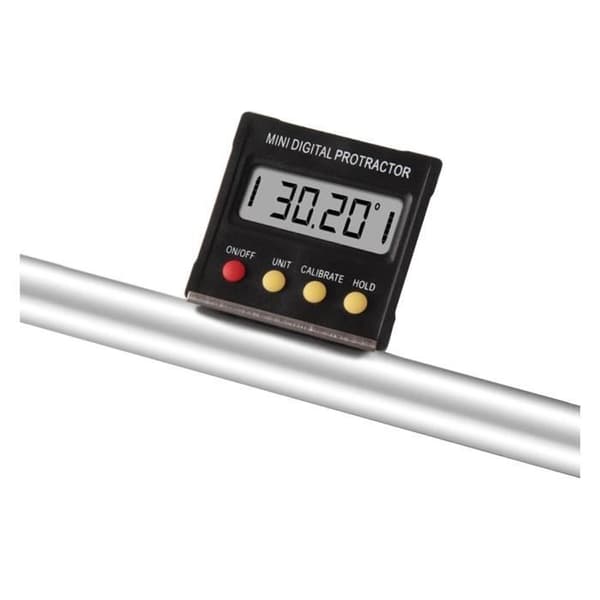 Mini digital vinkelmätare inklinometer vinkel 4 x 90° med magnetisk bas