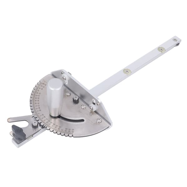 High Precision Miter Gauge for Table Saw in Aluminum Alloy Adjustable Angle Clear Scale for Woodworking